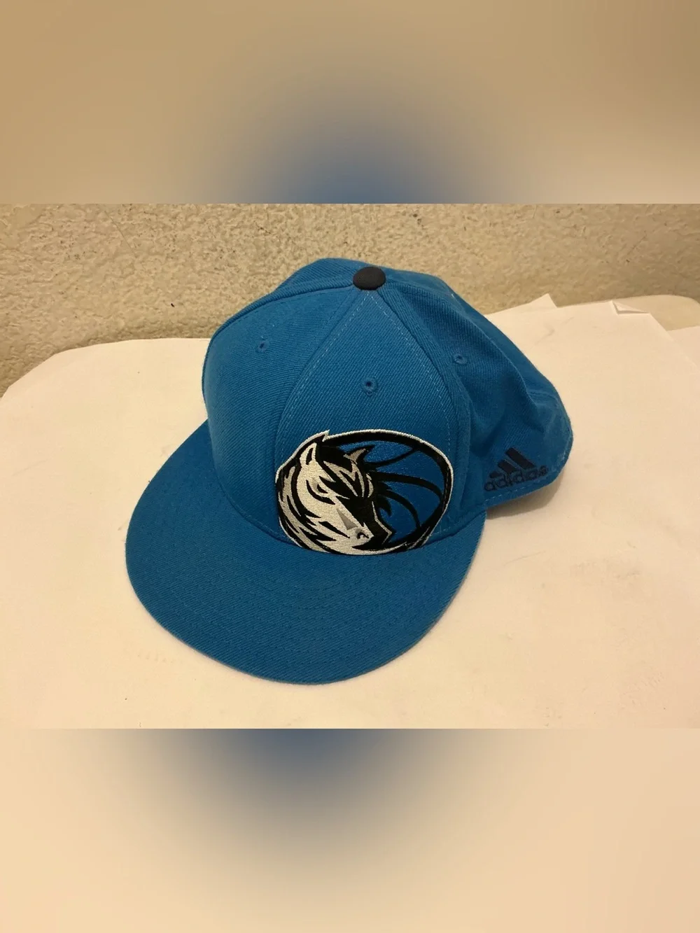 Dallas Mavericks Hat Adidas  7 1/2 Texas Fitted Cap Flexfit